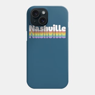 Nashville  // Retro Typography Design Phone Case