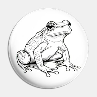 Doodle Frog Pin