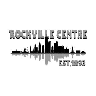 Rockville Centre New York skyline cityscape T-Shirt