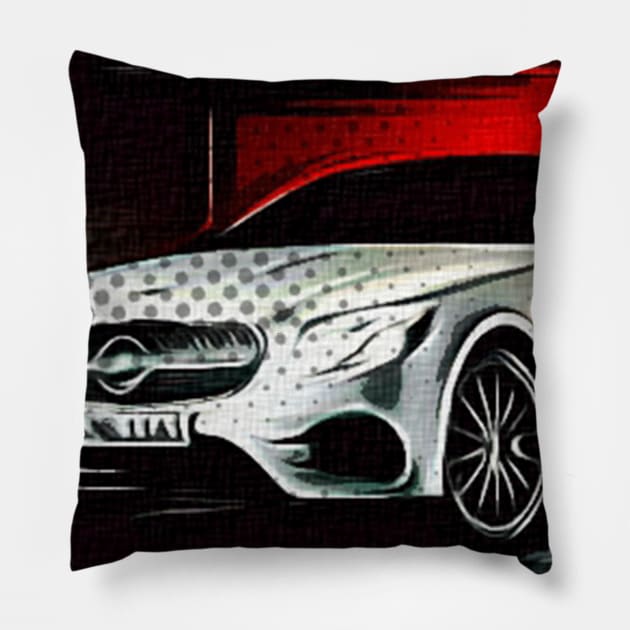 mercedes benz cars cases iphone lovers speed cars luxurey car Pillow by generationplanete