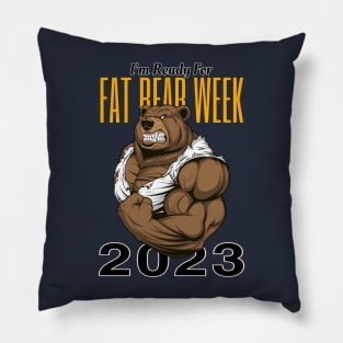 Bearly Believable Fat Bear Week Pillow