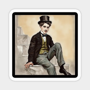 Charlie Chaplin drawing Magnet