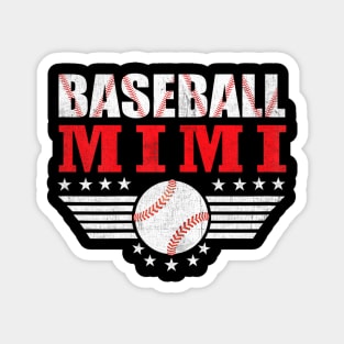 Womens Womens Baseball Mimi Ball Mimi Mothers Day Magnet