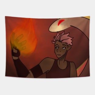 Fire Boys Tapestry