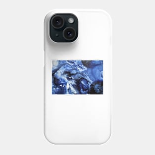 Blue Swirling Waters- Painting Phone Case