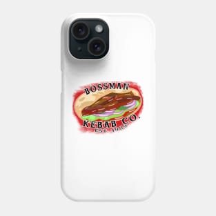 Bossman kebab company British takeaway kebabs Phone Case