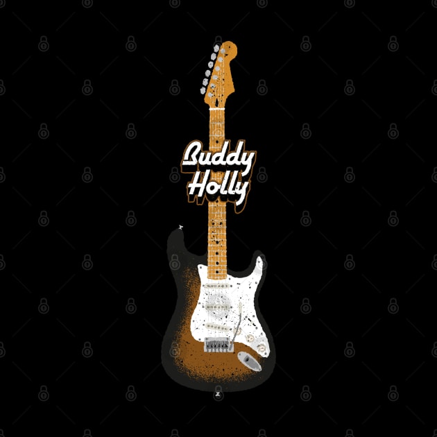 Buddy Holly Electric Guitar by Daniel Cash Guitar