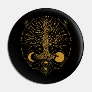 Yggdrasil - Tree of Life | Norse Pagan Symbol Pin