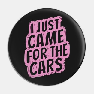 I just came for the cars 4 Pin