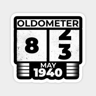 Oldometer 83 Years Old Born In May 1940 Magnet