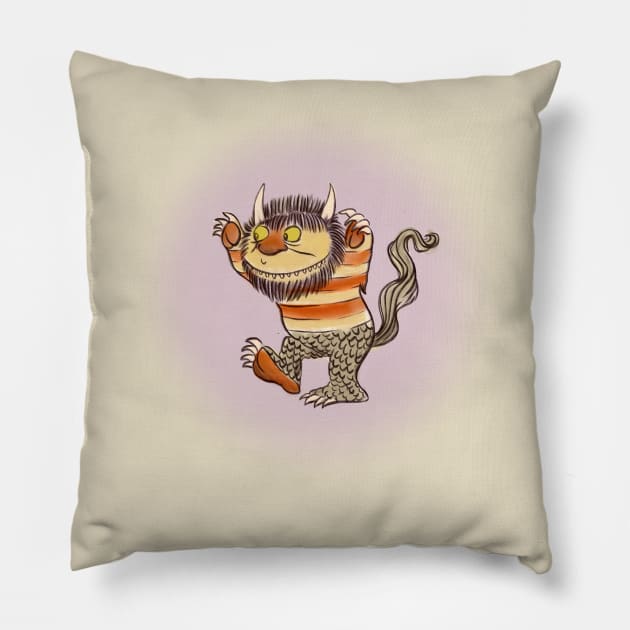 Scary Carol Pillow by Sammy Jean Wilson 