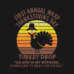 WKRP Turkey drop t-shirt T-Shirt