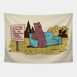 Comfortable Bears Tapestry