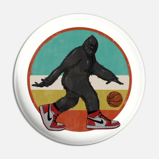 bigfoot plays basketball Pin by vender