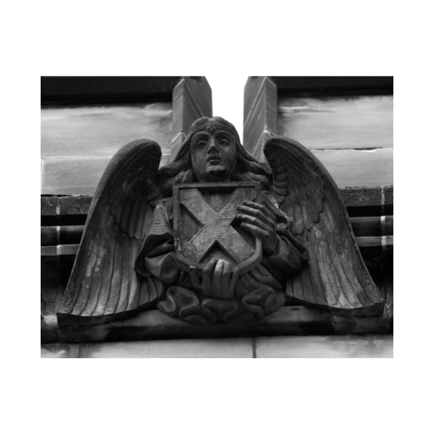 St. Giles Cathedral Angel, Edinburgh, Scotland by DeniseBruchmanPhotography