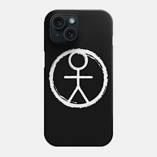 Man in the Circle (White) Phone Case