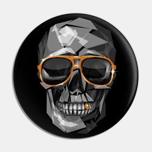 Pimpin' Skull Pin