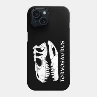 Torvosaurus Fossil Skull Phone Case
