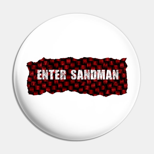 Enter Sandman Ripped Flannel Pin by BAUREKSO