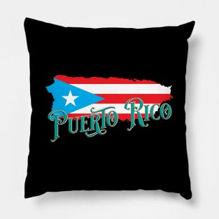 Puerto Rico Isla del Encanto Pillow