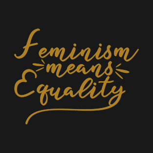 Feminism Means Equality T-Shirt