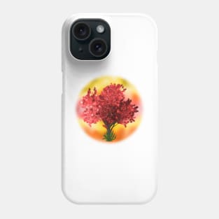 Nature-Inspired: Red Tree Phone Case