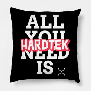 Hardtek is all you need! Hardcore Techno Pillow