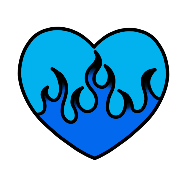 Flame Heart by drawingsbydarcy