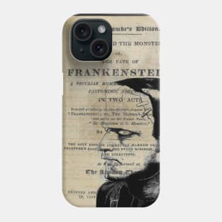 Frankenstein Book Page Phone Case