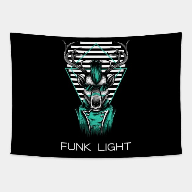 Funk Light Comment Design Tapestry by Go-Buzz