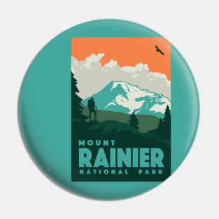 Mount Rainier National Park Design Pin