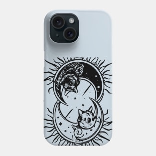 Between Sun and Moon is Cats Phone Case