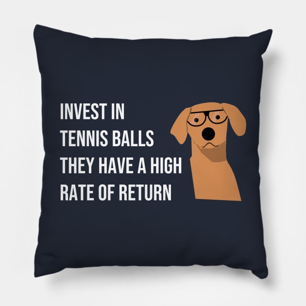 Funny Dog Accountant Financial Advisor Finance Teacher Pillow by TheCreekman