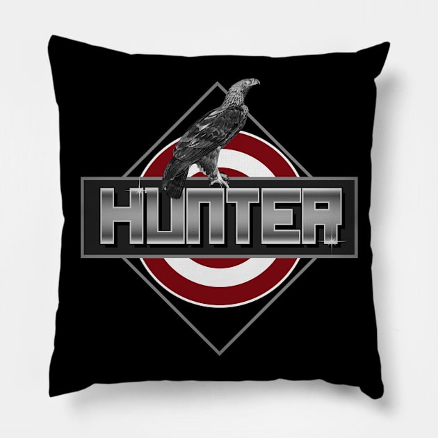 Eagle Hunter Pillow by CTShirts