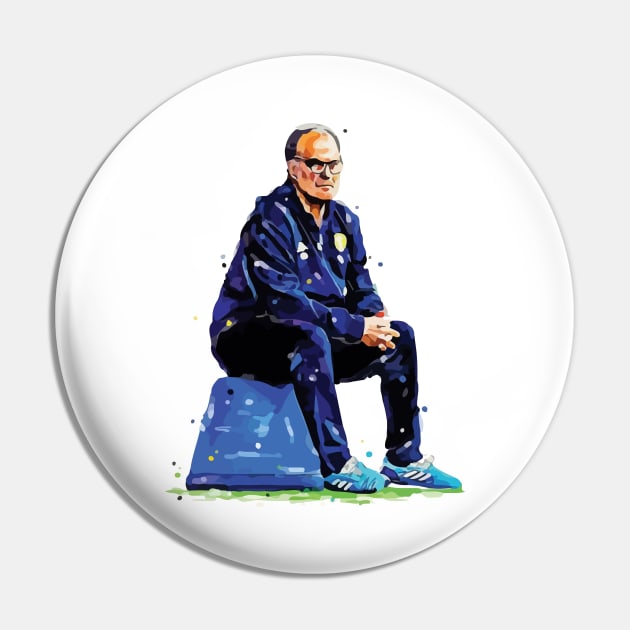 Marcelo Bielsa Bucket Pin by inkstyl