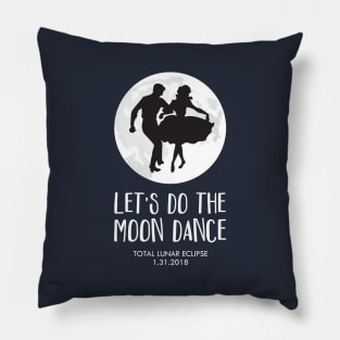 Total Lunar Eclipse 2018 Square Dance Couple Pillow