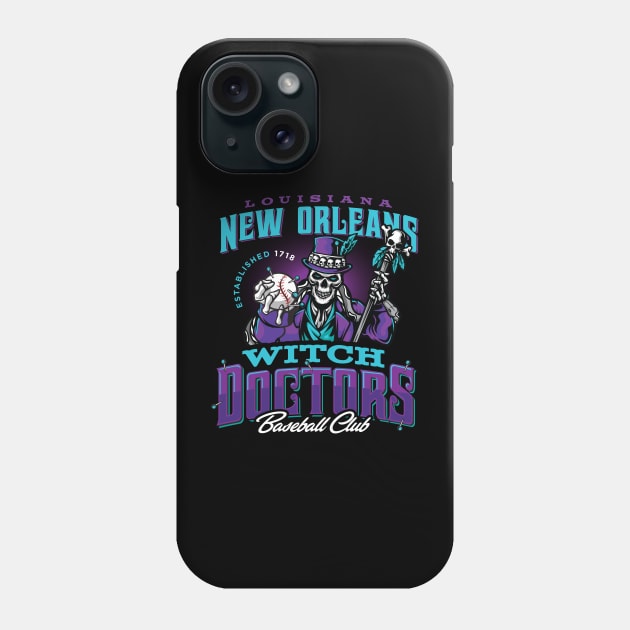 New Orleans Witch Doctors Phone Case by MindsparkCreative