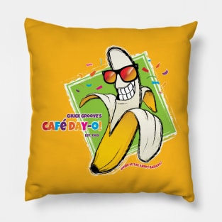 Café Day-O! Home of the Happy Banana! Pillow