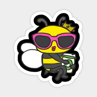 Bumblebee for fat Funny gift bee love for animals Magnet