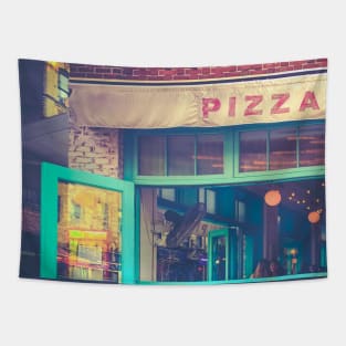 Pizza Beach Manhattan NYC Tapestry