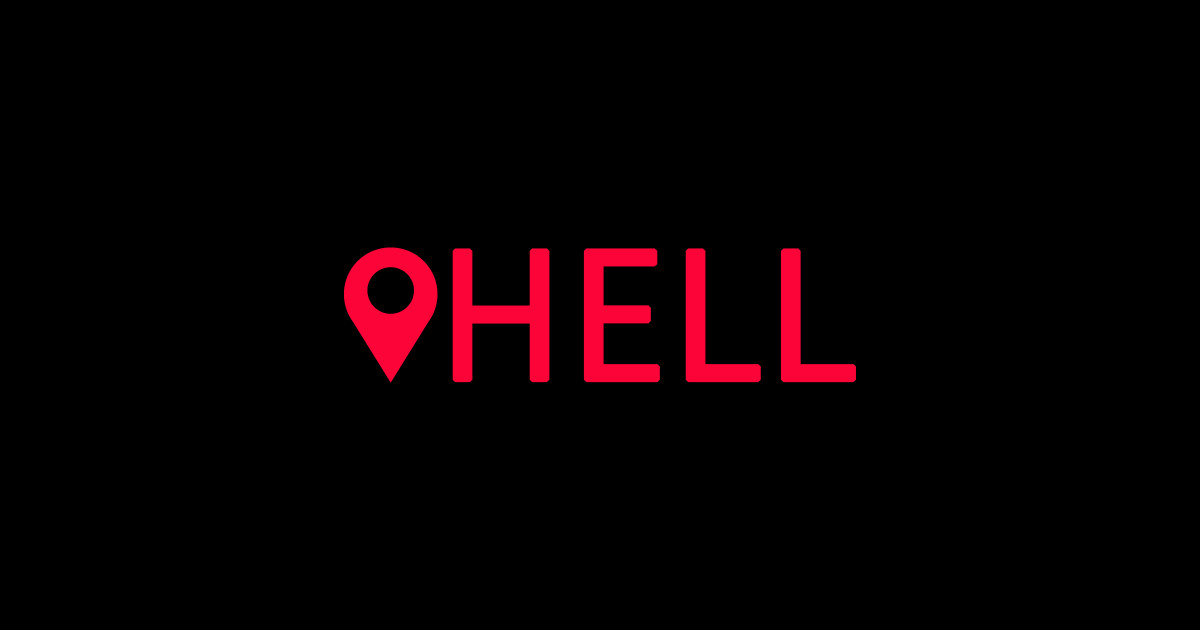 Hell - Hell - Pegatina | TeePublic MX