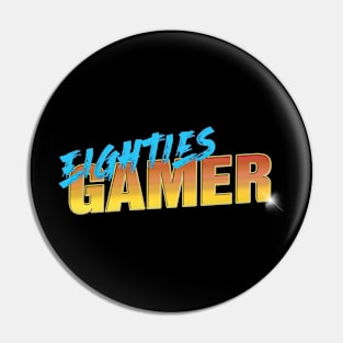 80s GAMER #1 Pin