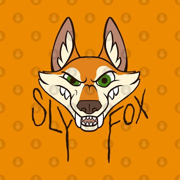 Sly Fox - Dark Text by CliffeArts