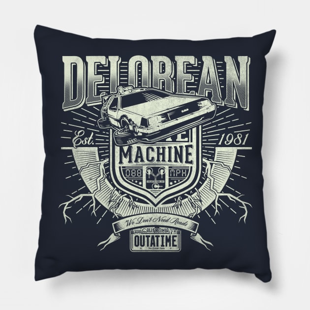 OutaTime Pillow by CoDDesigns