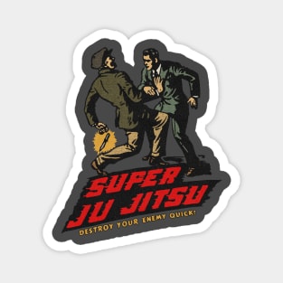 Vintage Ju Jitsu Action Magnet