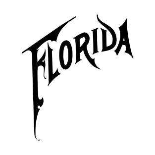 Florida Victorian Style Typography 1890 T-Shirt