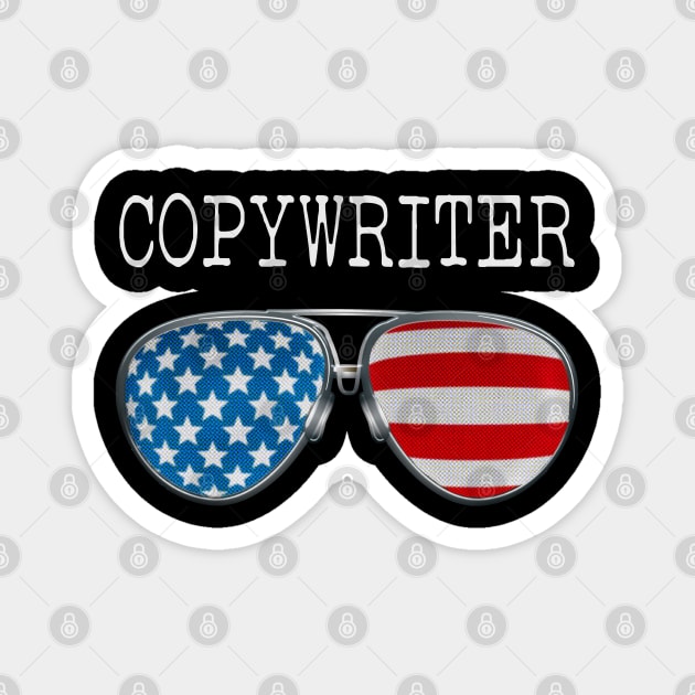 AMERICA PILOT GLASSES COPYWRITER Magnet by SAMELVES