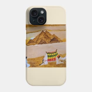 Egypt pyramids and princess Phone Case