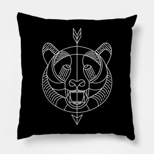 Wild bear Pillow
