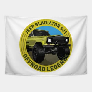 4x4 Offroad Legends: Jeep Gladiator Series 1 Tapestry